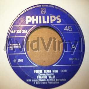 Frankie Valli - You're Ready Now / Cry For Me