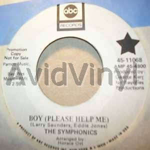 Symphonics Boy+/+It's+Gonna+Be+Real+Hard 45RPM