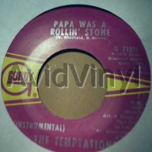 Temptations - Papa Was A Rollin Stone / Vocal