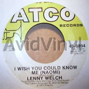 LENNY WELCH - Sunday Kind Of Love / I Wish You Could Know Me