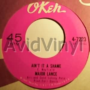 Major Lance Aint+It+A+Shame+/+Gotta+Get+Away 45RPM