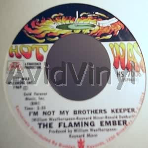 Flaming Embers I'm+Not+My+Brothers+Keeper+/+Deserted+Village 45RPM