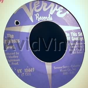 Righteous Brothers On+This+Side+Of+Goodbye+/+A+Man+With+Out+A+Dream 45RPM