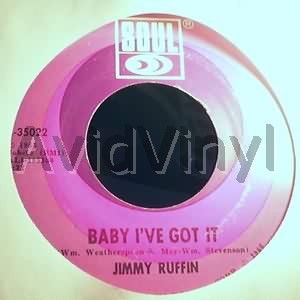 Ruffin,Jimmy Baby I'Ve Got It / What Becomes Of The Broken Hearted 45RPM