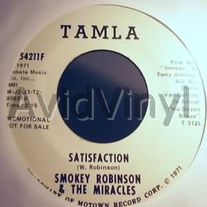 Smokey Robinson And The Miracles Satisfaction / Same 45RPM