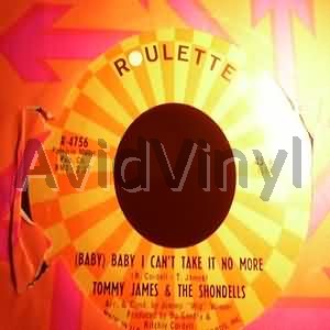 Tommy James And The Shondells Baby+I+Can'T+Take+It+No+More+/+I+Like+The+Way 45RPM