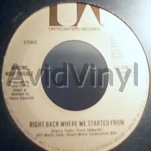 Maxine Nightingale Right+Back+Where+We+Started+From+/+Believe+In+What+You+Do 45RPM