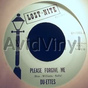 Du-Ettes Please Forgive Me / Lonely Days 45RPM