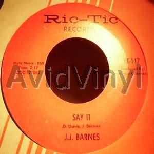 J J Barnes Say It / Deeper In Love 45RPM