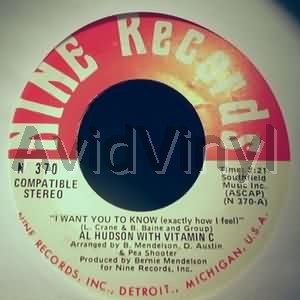 Al Hudson With Vitamin C I+Want+You+To+Know+/+Don't+Bug+My+Telephone 45RPM
