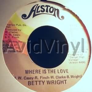 Betty Wright Where+Is+The+Love+/+My+Baby+Ain't+My+Baby+Anymore 45RPM