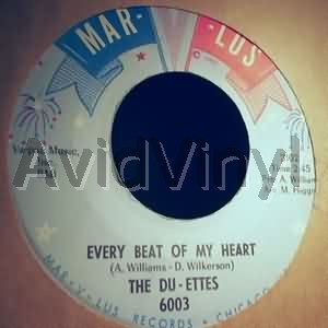 Du-Ettes Every Beat Of My Heart / Sugar Daddy 45RPM