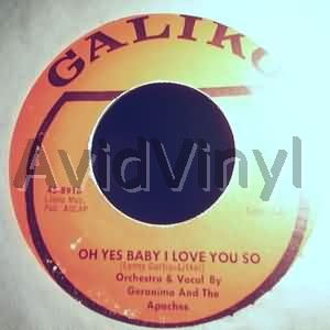Geronimo And The Apaches Oh+Yes+Baby+I+Love+You+So+/+Too+Late+For+Tears 45RPM