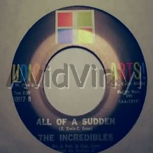Incredibles All+Of+A+Sudden+/+Standing+Here+Crying 45RPM