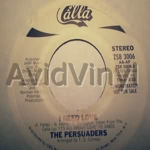 Persuaders - I Need Love / Same
