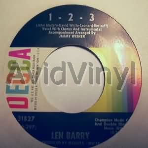 Len Barry - 1 2 3 / Bullseye CD