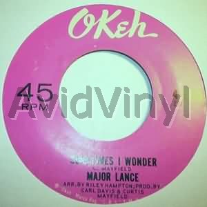 Major Lance Sometimes+I+Wonder+/+I'm+So+Lost 45RPM