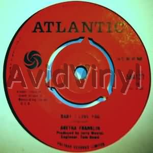 Franklin,Aretha Baby I Love You / Going Down Slow 45RPM