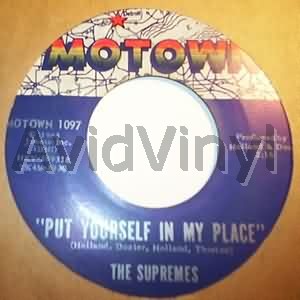 Supremes Put Yourself In My Place / You Can'T Hurry Love 45RPM