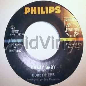 Crazy Baby / Love Me - BOBBY HEBB