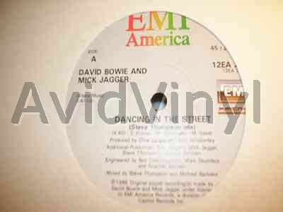 David Bowie And Mick Jagger Dancing+In+The+Street 12''