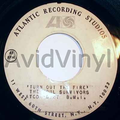 SOUL SURVIVORS - Turn Out The Fire / Blank