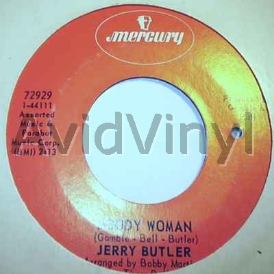 JERRY BUTLER - Moody Woman / Go Away Find Yourself