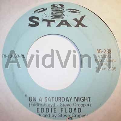 Eddie Floyd On+A+Saturday+Night+/+Under+My+Nose 45RPM
