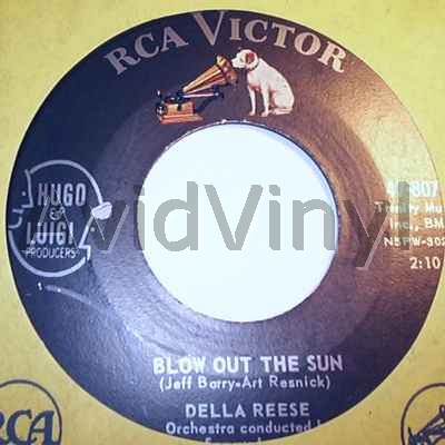 Della Reese Blow+Out+The+Sun+/+I+Love+You+So+Much+It+Hurts 45RPM