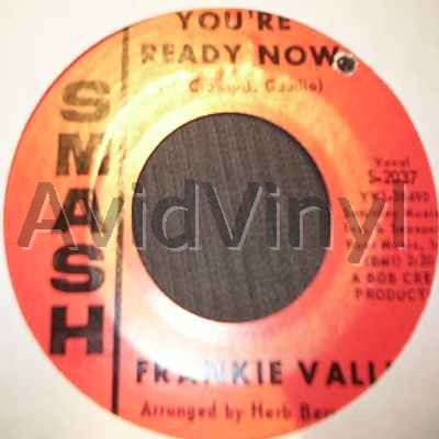 Frankie Valli You're+Ready+Now+/+Cry+For+Me 45RPM