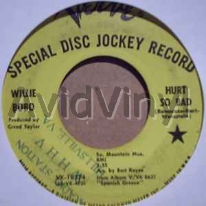 Willie Bobo Hurt So Bad / It's Not Unusual 45RPM