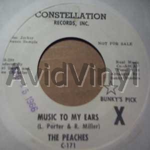 Peaches - Music To My Ears / Baby Think It Over