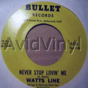 WATTS LINE - Never Stop Lovin' Em / I Never Ment To Love You