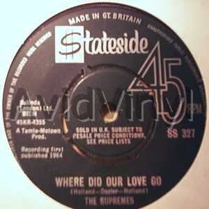 SUPREMES - Where Did Our Love Go / He Means The World To Me Record