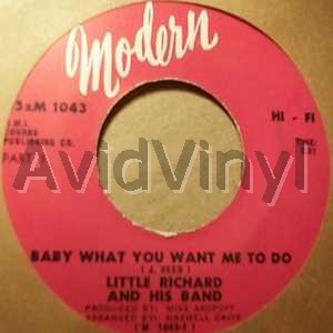 LITTLE RICHARD & HIS BAND - Baby What Do You Want Me To Do / Pt2