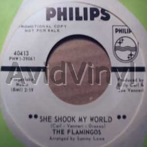 FLAMINGOS - She Shook My World / Itty Bitty Baby Album