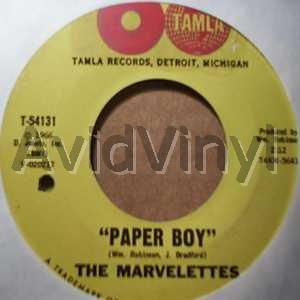 MARVELETTES - Paper Boy / You're The One