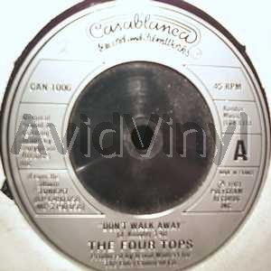 Four Tops - Don't Walk Away / I'll Never Leave Again