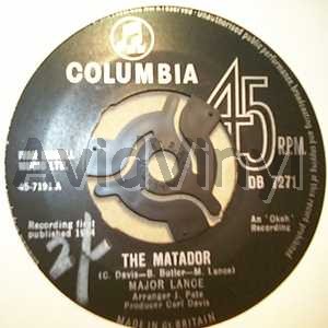 MAJOR LANCE - Matador / Gonna Get Married Record