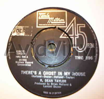 R Dean Taylor There's+A+Ghost+In+My+House+/+Let's+Go+Somewhere 45RPM