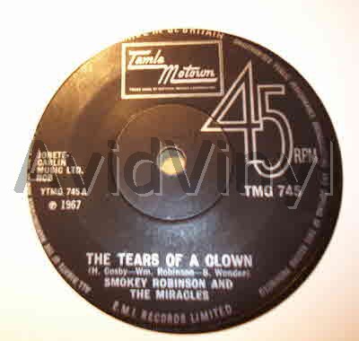 Smokey Robinson And The Miracles The+Tears+Of+A+Clown+/+Who's+Gonna+Take+The+Blame 45RPM