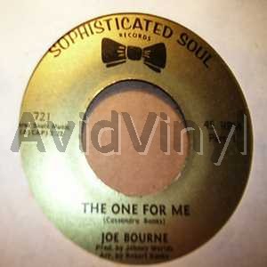 JOE BOURNE - The One For Me / The One For Me Pt2 LP