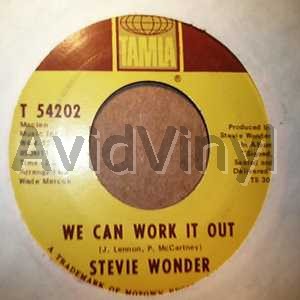 STEVIE WONDER - We Can Work It Out / Never Dreamed You'd Leave In Summer