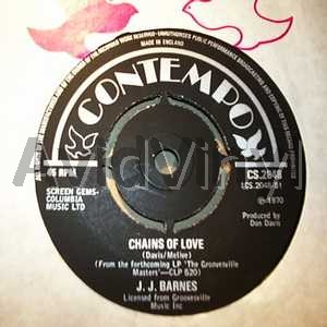 J J Barnes Chains Of Love / Sweet Sherry 45RPM