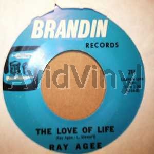 RAY AGEE - The Love Of Life / Love Is A Cold Shot
