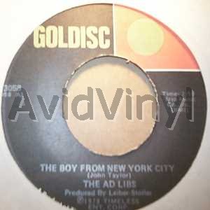 Ad Libs / Jelly Beans - Boy From New York City / I Wanna Love Him So Bad