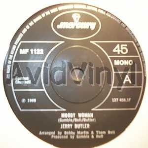 JERRY BUTLER - Moody Woman / Go Away Find Yourself Record