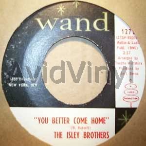 ISLEY BROTHERS - You Better Come Home / Twistin' With Linda