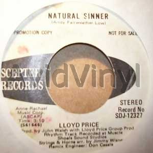LLOYD PRICE - Natural Sinner / Same