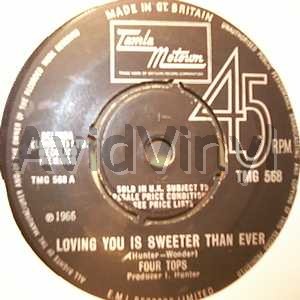 FOUR TOPS - Loving You Is Sweeter Than Ever / I Like Everything About You